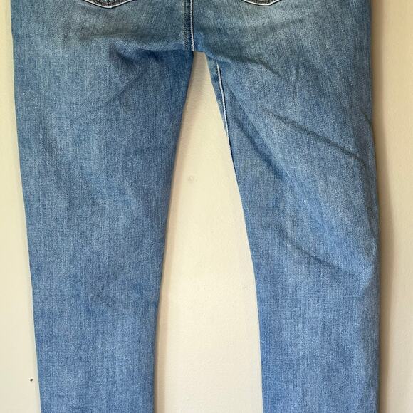American Eagle Distressed Light Wash Jean Jegging Size 0 Regular - Picture 9 of 12